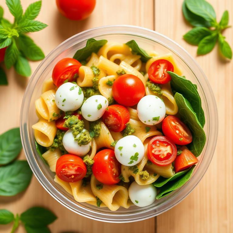 Pasta-salat med pesto